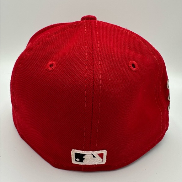 Cincinnati Reds Fitted Hat 6 3/4 New Era Jackie Robinson Patch - Picture 4 of 12